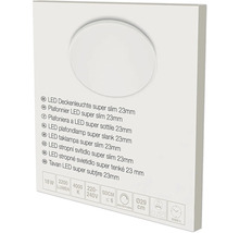 Förpackning för LED-taklampa, super slim, 23 mm