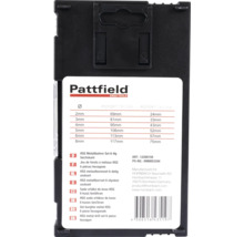 Pattfield HSS metallborrsats, 6 delar, sexkant
