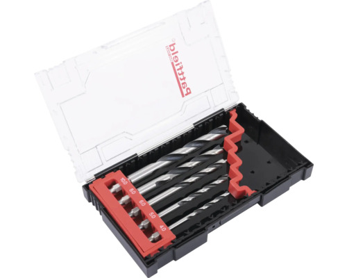 Träborrset PATTFIELD sexkant 4-10mm 5-delar