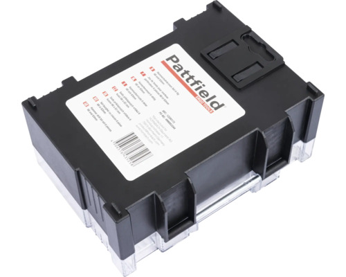 Pattfield hammarborrkronesats med 6 delar i förvaringslåda