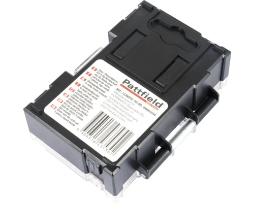 Glas- och kakelborrsats med fem runda skaft i förvaringslåda