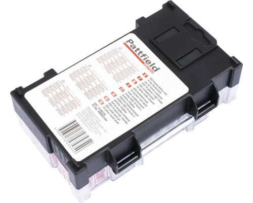 Pattfield HSS kombiborrsats med 16 delar i låda