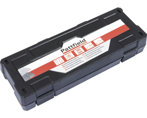 Pattfield borr och mejselset med SDS Plus fäste i väska