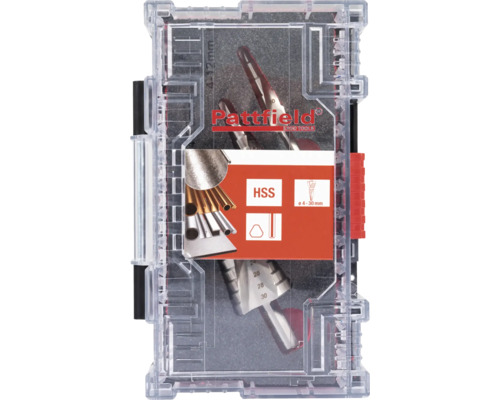 Pattfield Ergo Tools stegborrsats i fodral