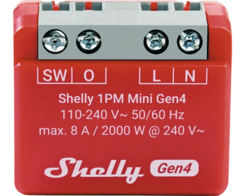 Shelly 1PM Mini Gen4 smart switch