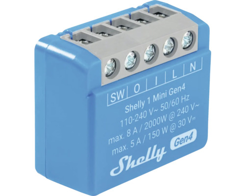 Shelly 1 Mini Gen4 smart hemrelä