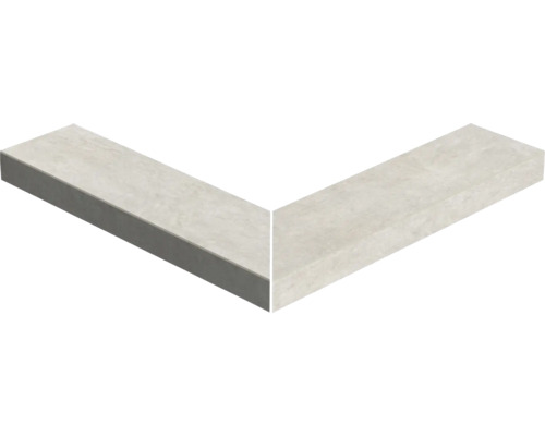 Poolsarg FLAIRSTONE Sand ytterhörn beige rak kant 60 x 15 x 5 cm Betongskiva