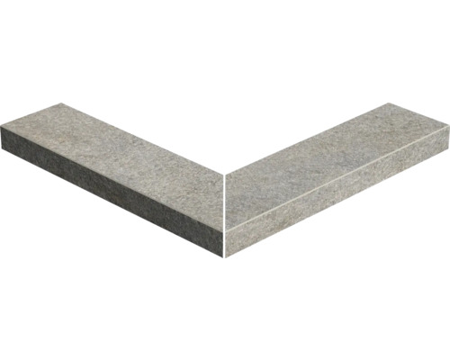 Poolsarg FLAIRSTONE Luserna Doree ytterhörn grå rak kant 60 x 15 x 5 cm Poolsarg FLAIRSTONE Luserna Doree ytterhörn grå rak kant 60 x 15 x 5 cm