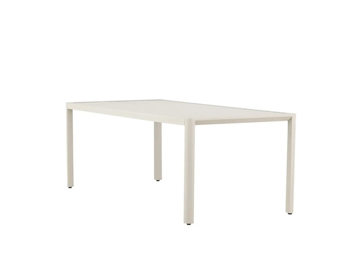 Rektangulärt trädgårdsbord med fyra ben