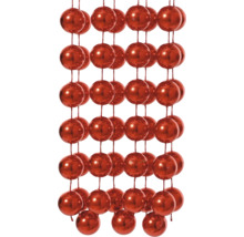 Dekorativ girlang med röda bollar för festliga tillfällen