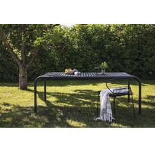 Matbord VENTURE HOME Borneo 200x100cm antracit