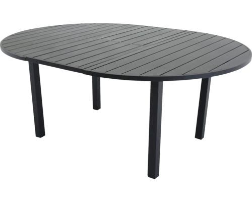 Matbord VENTURE HOME Marbella Ø140cm svart