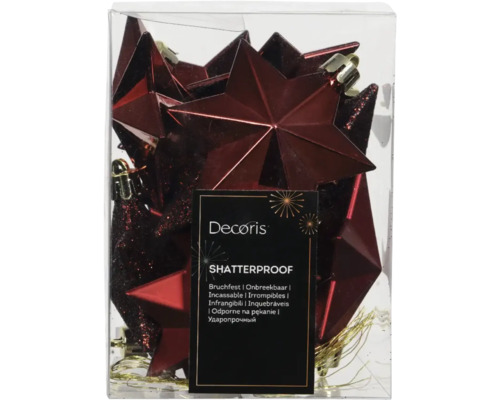 Okrossbar julgransspira i stjärnform i kartong