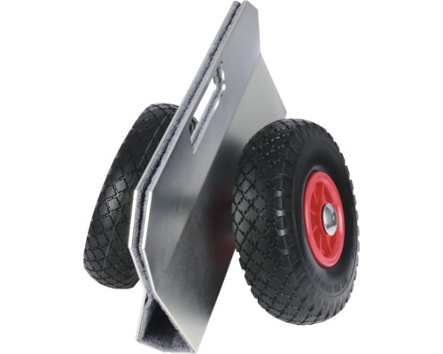 Möbelrulle med tre hjul och filtyta för enkel transport av möbler