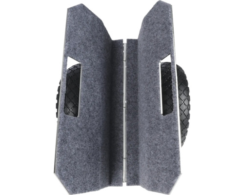 Grått transporthjälptillsats med hjul