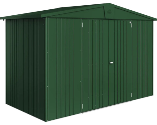 Metallredskapsbod med dubbeldörr för trädgården