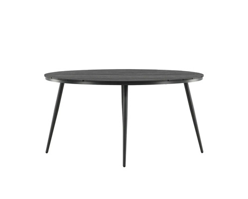 Runt trädgårdsbord med tre ben