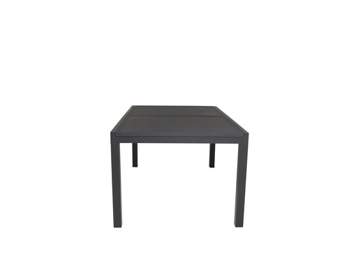 Trädgårdsbord i aluminium med rak bordsskiva