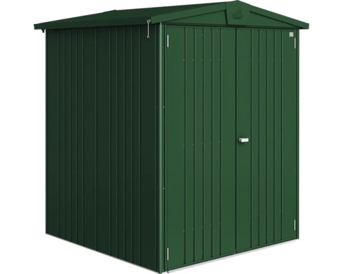 Metallförråd för trädgården