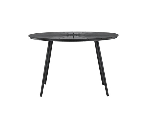 Runt trädgårdsbord med tre ben