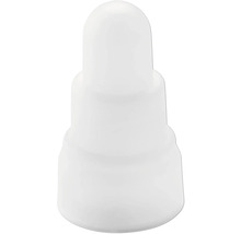 Vit lampskärm i plast