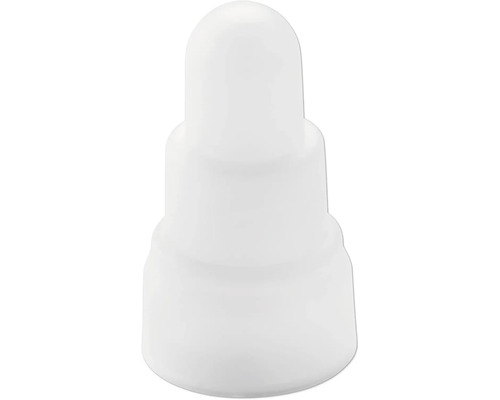 Vit lampskärm i plast