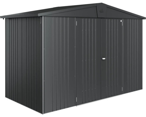 Metallförråd med dubbeldörr