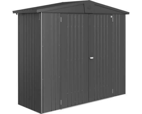 Metallförråd med dubbeldörr