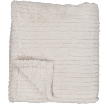 Fluffigt överkast med ribbad struktur