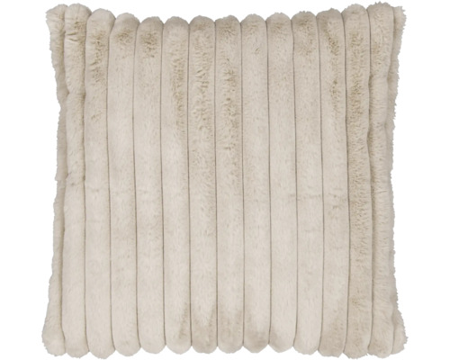 Prydnadskudde NOBLE HOUSE Stanley beige 45x45cm Prydnadskudde med vertikalt ribbmönster