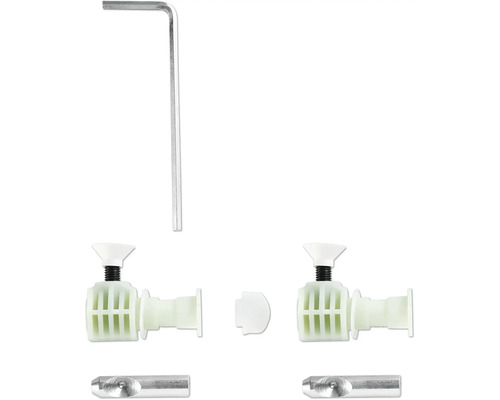 Reservdelar för duschkabiner, inklusive insexnyckel