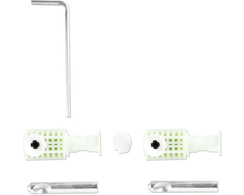 Reservdelssats för badrumsradiator med insexnyckel