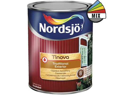 Fasadfärg NORDSJÖ Tinova Traditional Exterior bw 1L