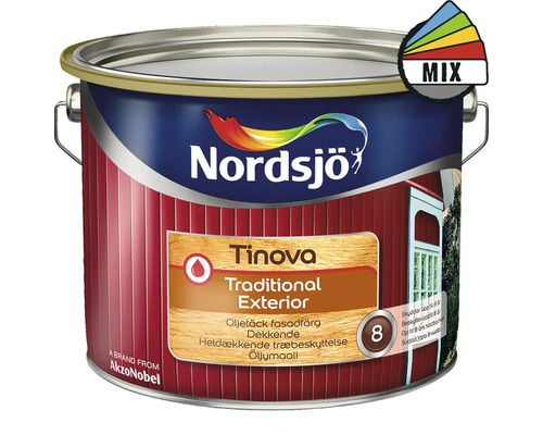 Fasadfärg NORDSJÖ Tinova Traditional Exterior bw 2,5L