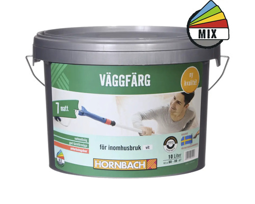 Väggfärg HORNBACH 7 matt vit 10L Väggfärg HORNBACH 7 matt vit 10L