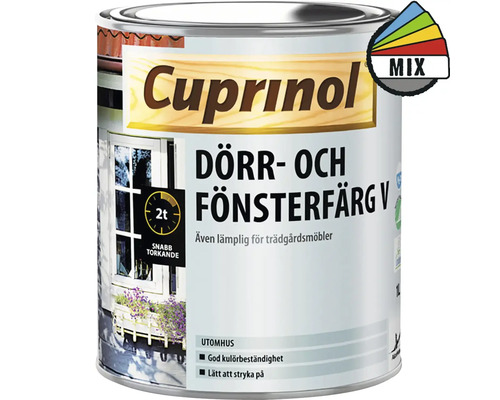 Dörr- & fönsterfärg CUPRINOL V vit 1L