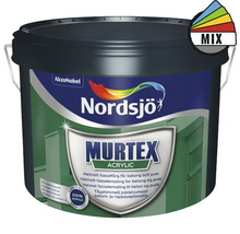 Burk fasadfärg för betong och puts från Nordsjö Murtex Acrylic