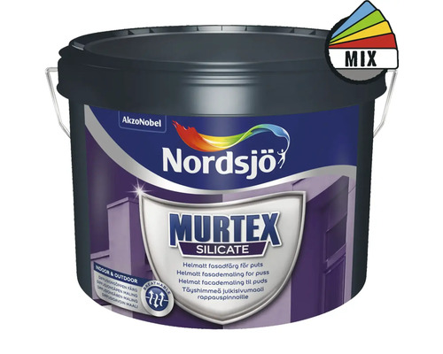 Fasadfärg NORDSJÖ Murtex Silicate vit 2,5L