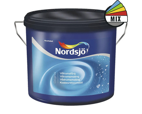 Våtrumsfärg NORDSJÖ Original vit 10L