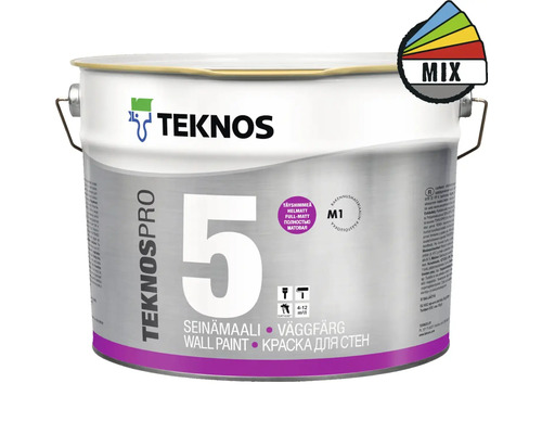 Väggfärg TEKNOS Teknospro 5 Bas 1 9L