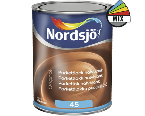 Parkettlack NORDSJÖ Original halvblank 1L