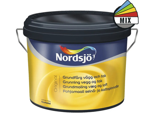 Vägg- & takfärg NORDSJÖ Grund 2,5L