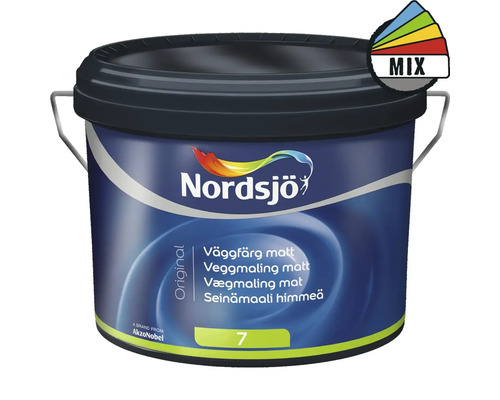 Väggfärg NORDSJÖ Original 7 BW matt vit 10L
