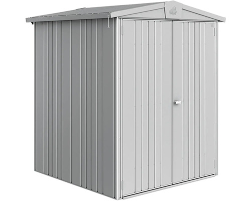 Metallförråd med dubbeldörr