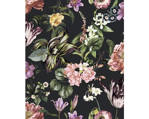 Tapet MARBURG Floral svart 0,53x10,05m