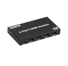 4-portars HDMI-switch för anslutning av HDMI-enheter