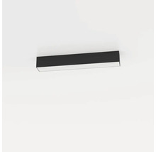 Svart taklampa med rektangulär form