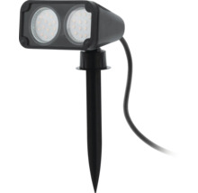 Trädgårdsstrålkastare med två LED-lampor och jordspett