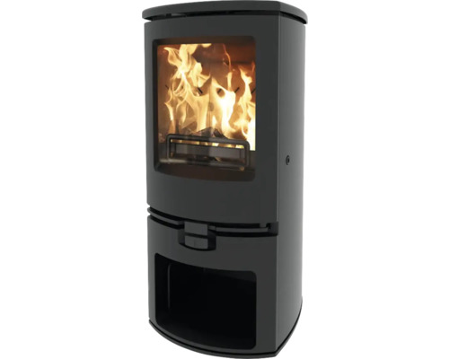 Braskamin Charnwood Arc-5 svart stål gjutjärn 5 kW