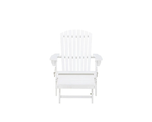 Adirondack trädgårdsstol med fotstöd